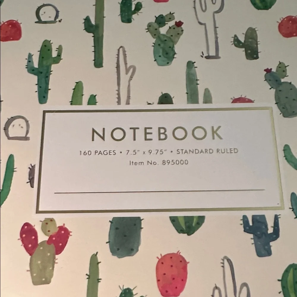 FRINGE cactus notebook